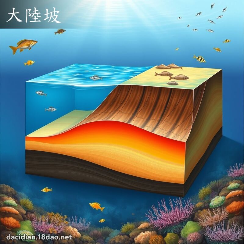 大陸坡 - 國語大辭典配圖
