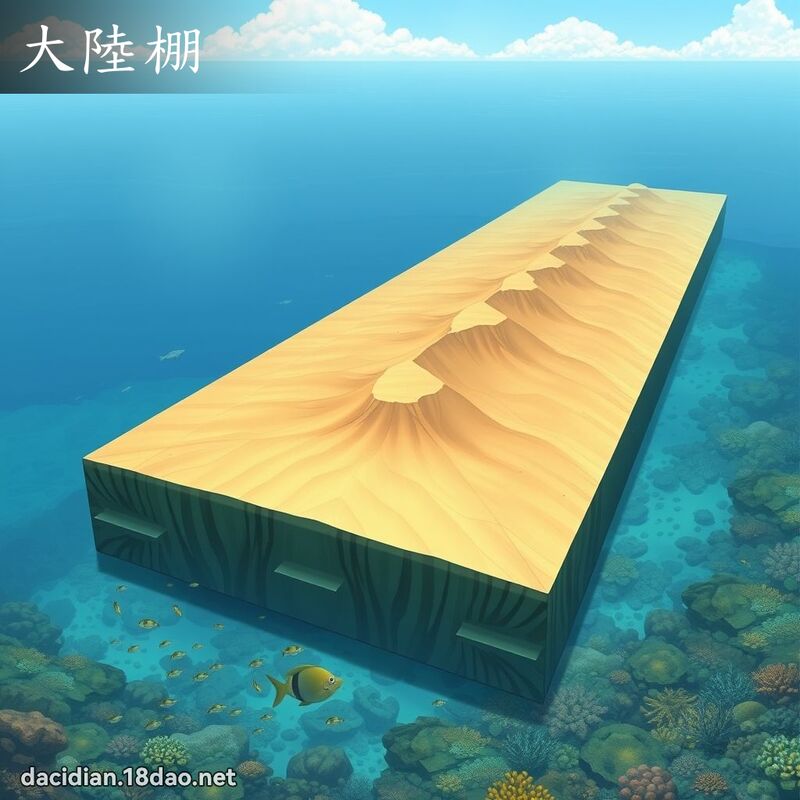 大陆棚 - 国语大辞典配图