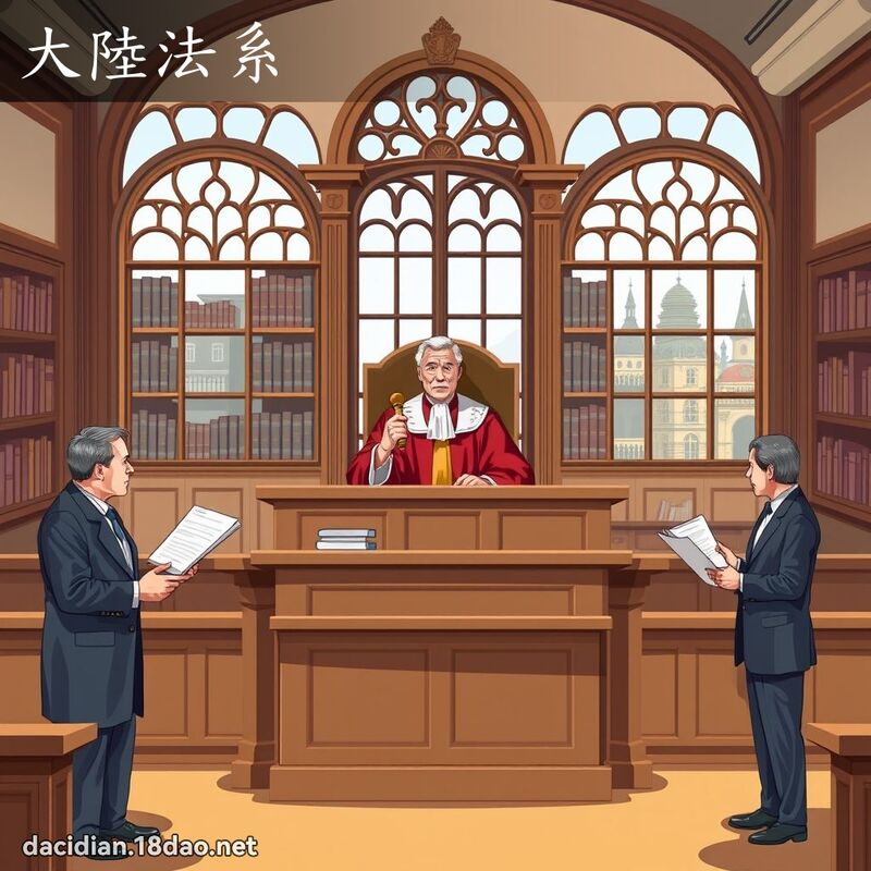 大陆法系 - 国语大辞典配图