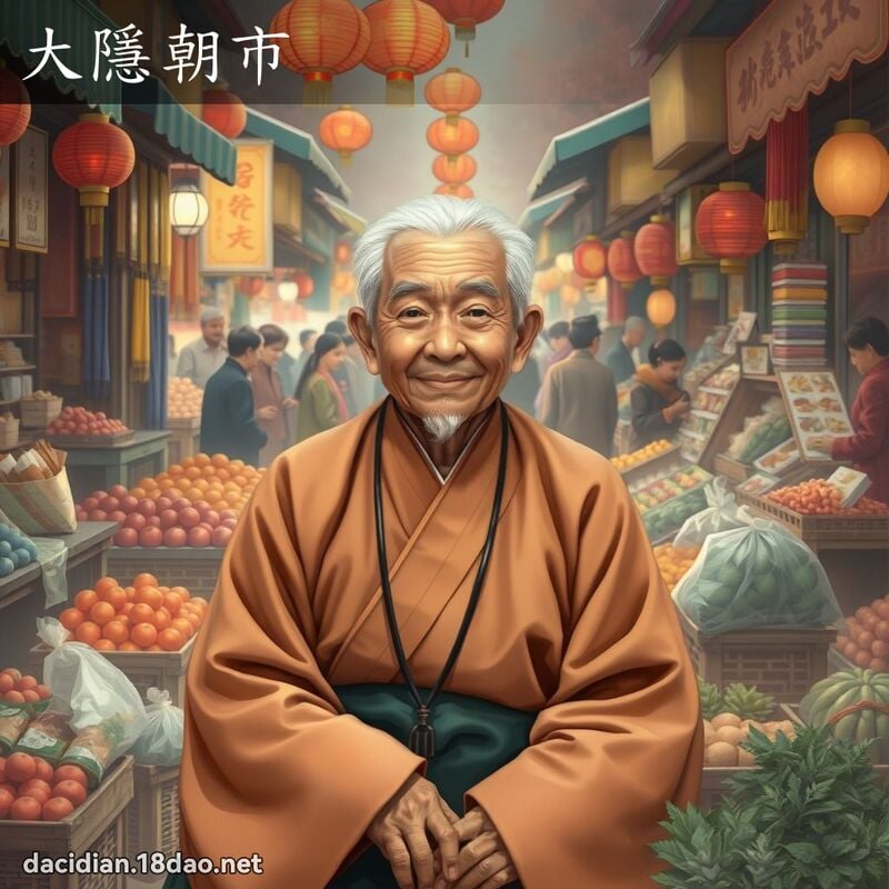 大隱朝市 - 國語大辭典配圖