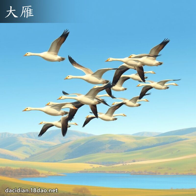 大雁 - 國語大辭典配圖