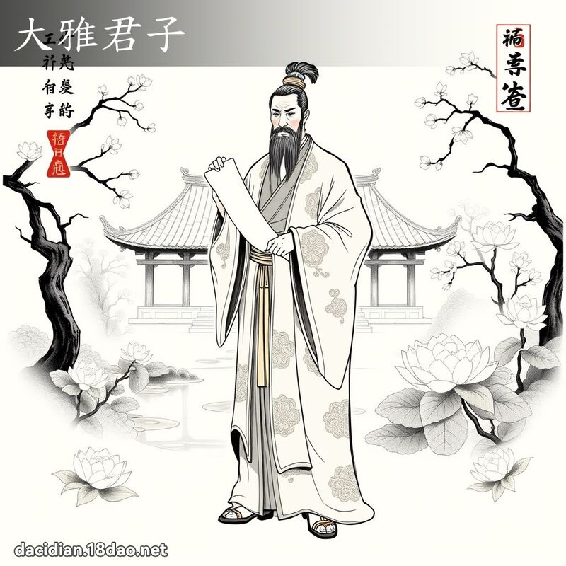 大雅君子 - 國語大辭典配圖