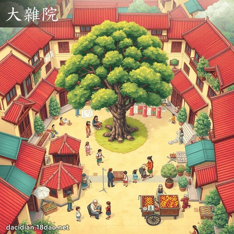 大杂院 - 国语大辞典配图