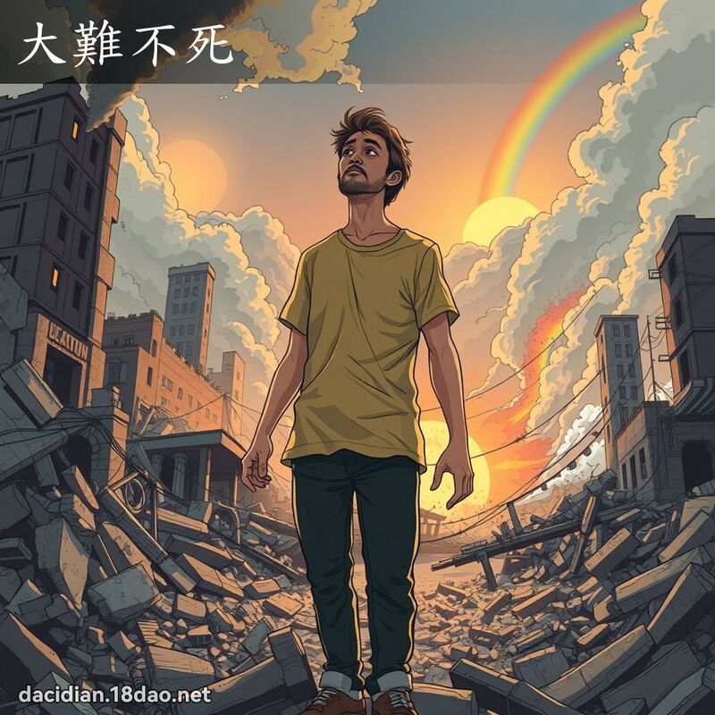 大難不死 - 國語大辭典配圖