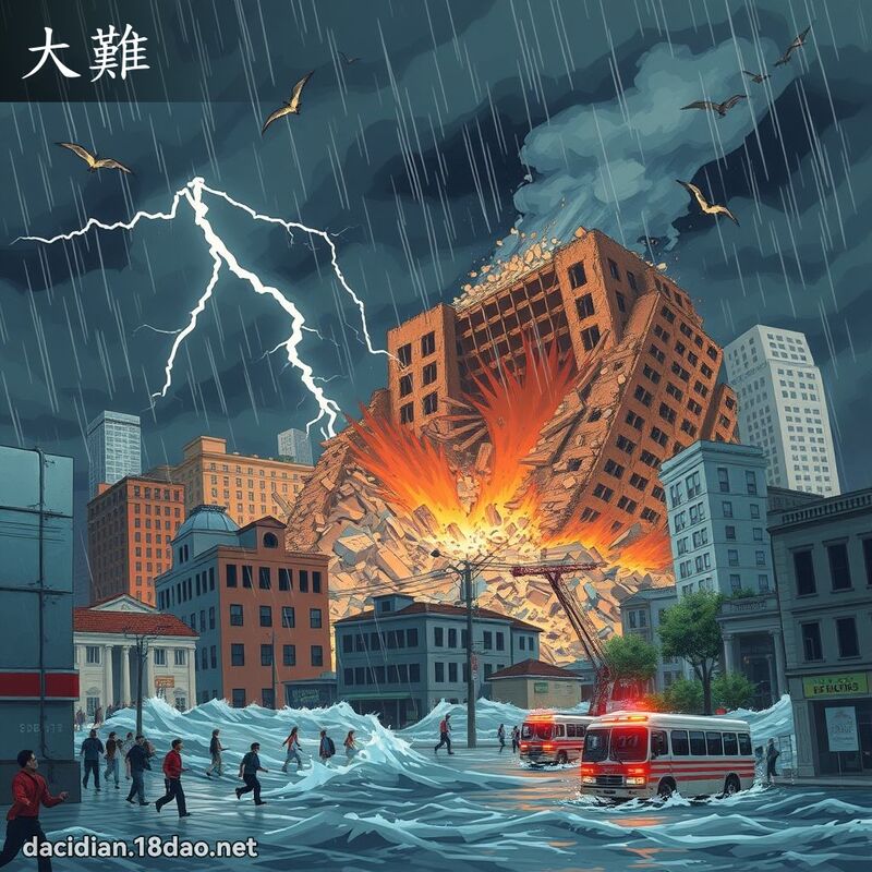 大难 - 国语大辞典配图