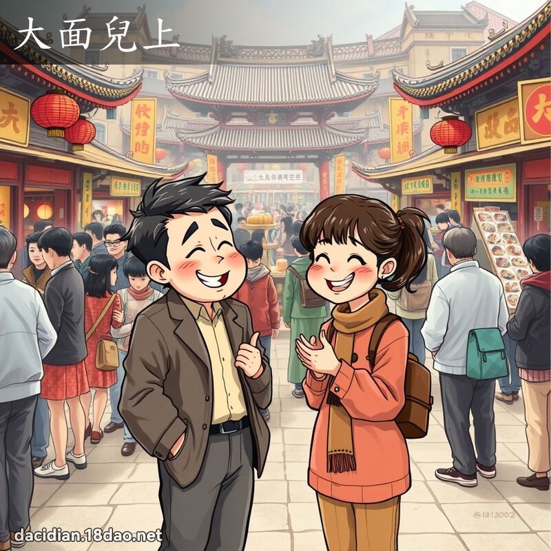 大面儿上 - 国语大辞典配图