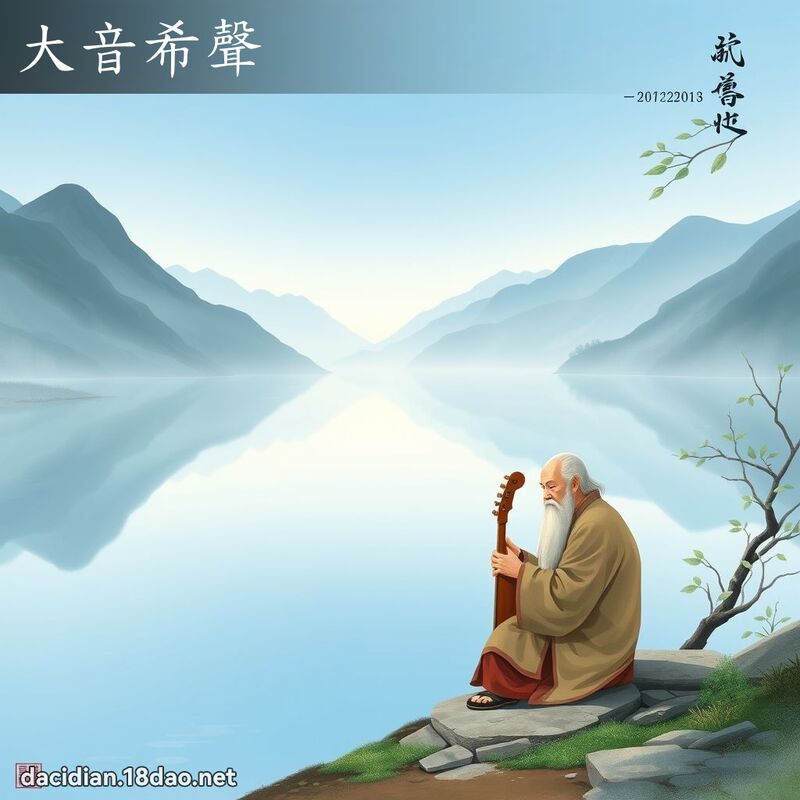 大音希聲 - 國語大辭典配圖