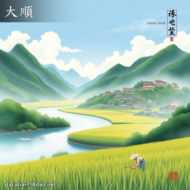 大順 - 國語大辭典配圖
