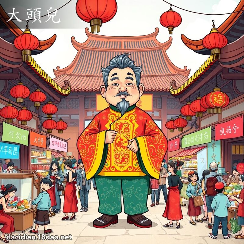 大頭兒 - 國語大辭典配圖