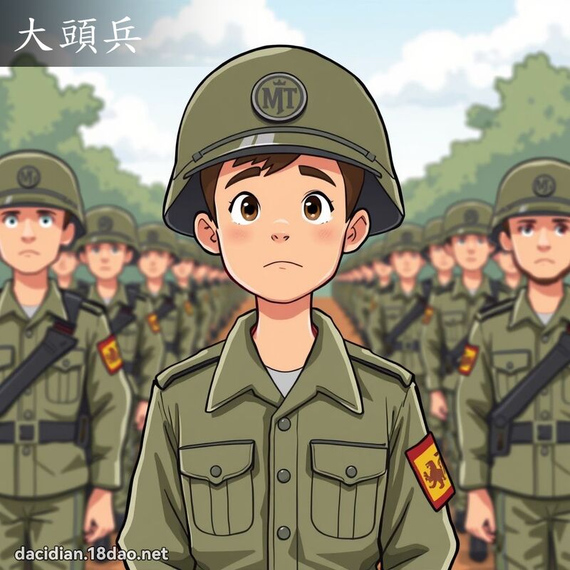 大頭兵 - 國語大辭典配圖