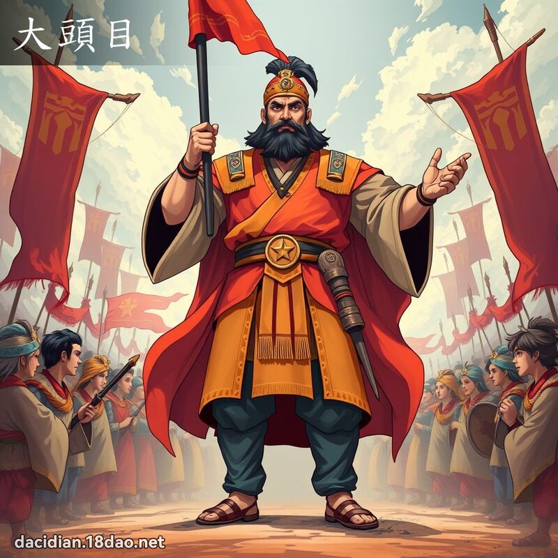 大头目 - 国语大辞典配图
