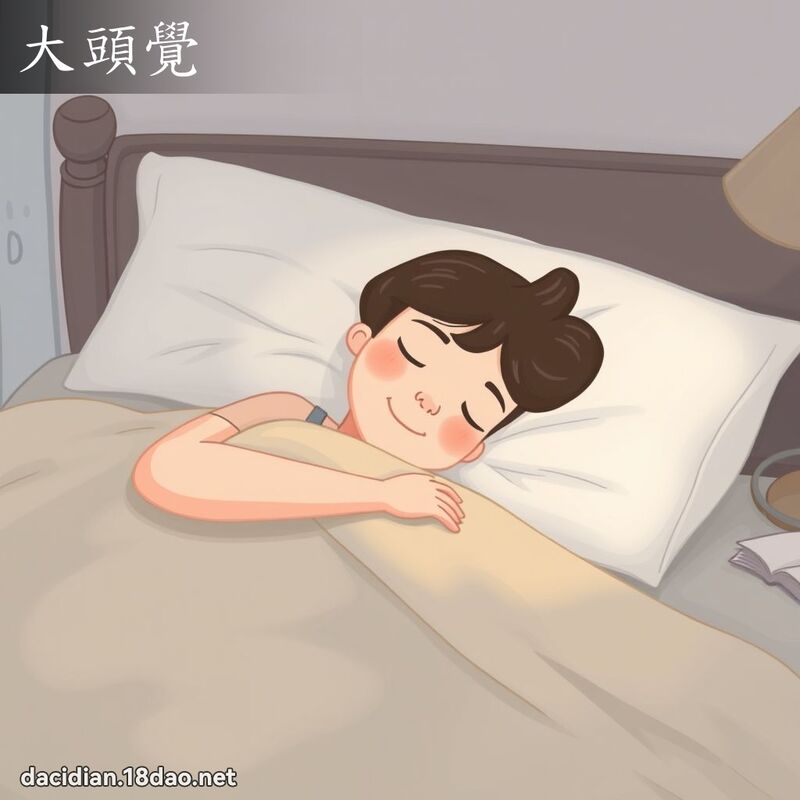 大頭覺 - 國語大辭典配圖