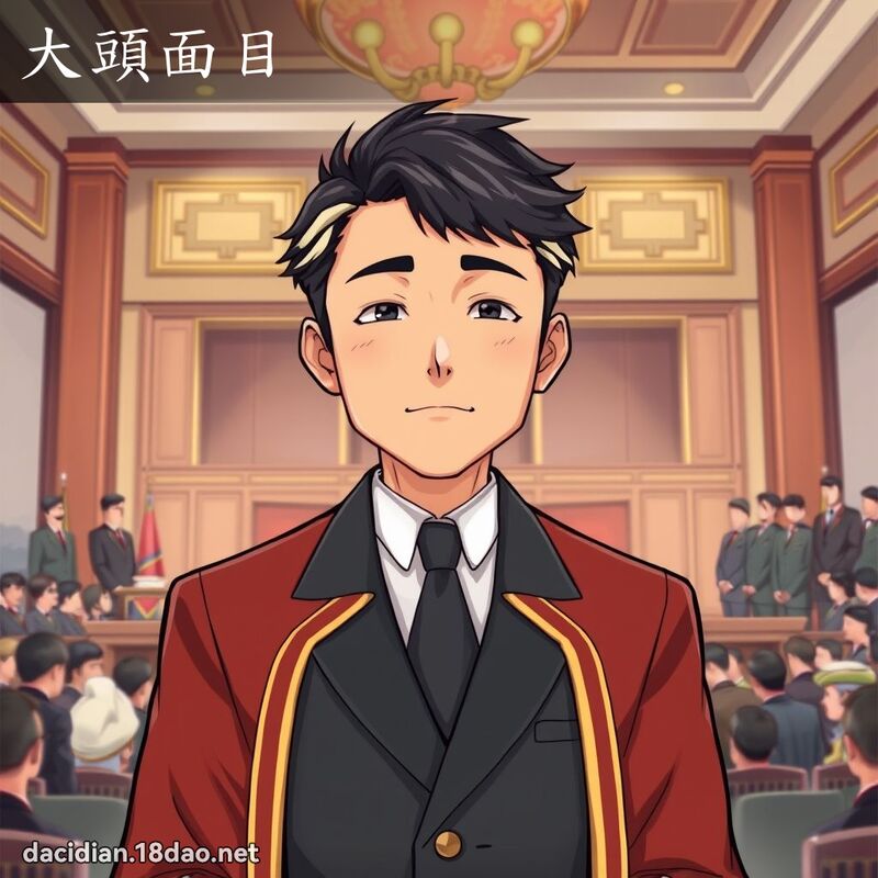大头面目 - 国语大辞典配图