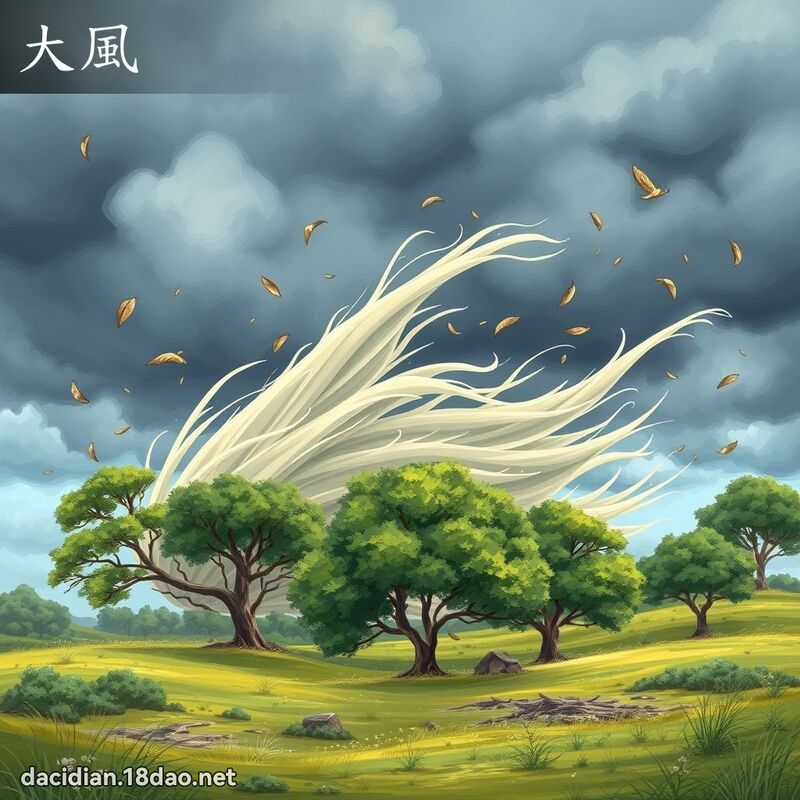 大風 - 國語大辭典配圖