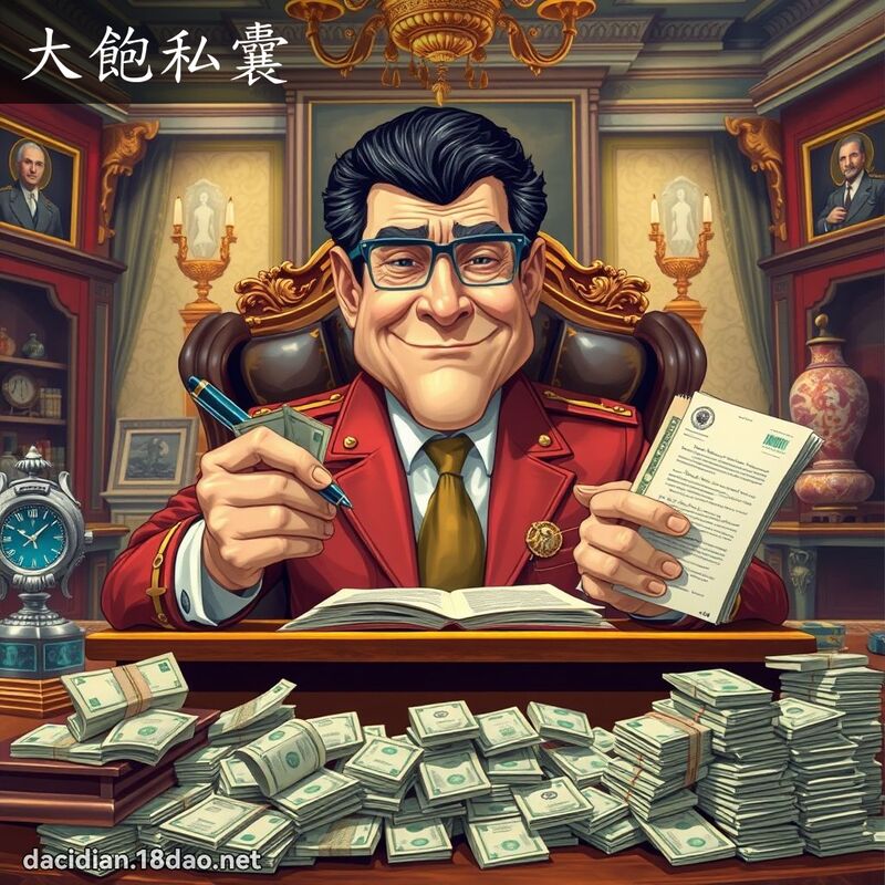 大飽私囊 - 國語大辭典配圖