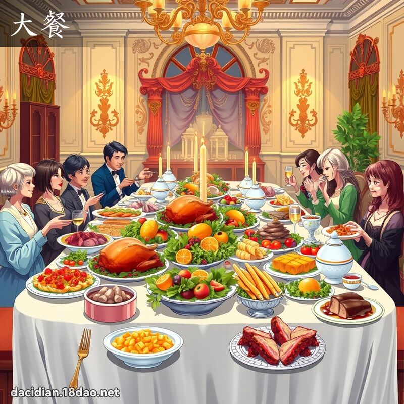 大餐 - 國語大辭典配圖