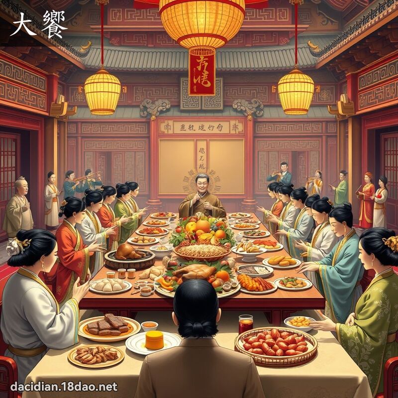 大饗 - 國語大辭典配圖