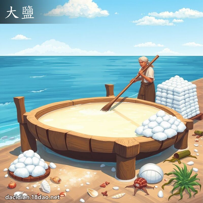 大鹽 - 國語大辭典配圖