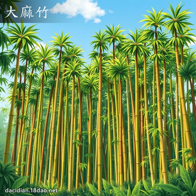 大麻竹 - 国语大辞典配图