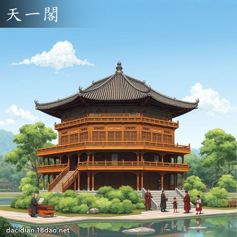 天一閣 - 國語大辭典配圖