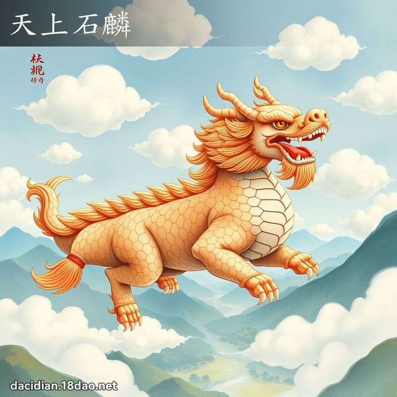 天上石麟 - 國語大辭典配圖