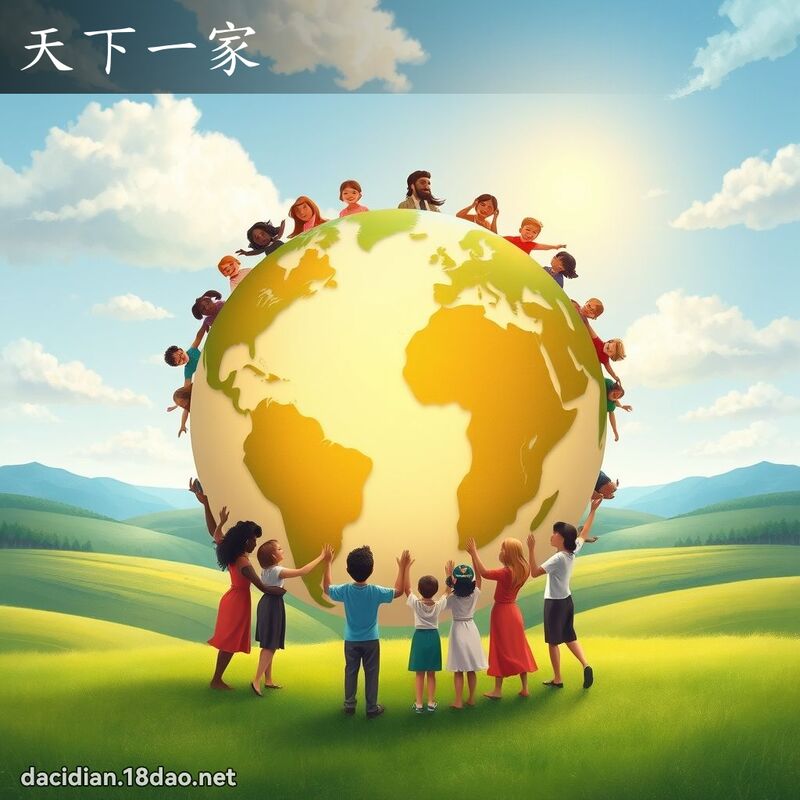 天下一家 - 國語大辭典配圖
