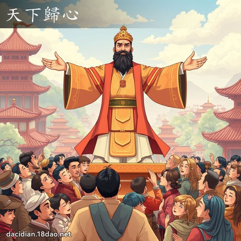 天下歸心 - 國語大辭典配圖
