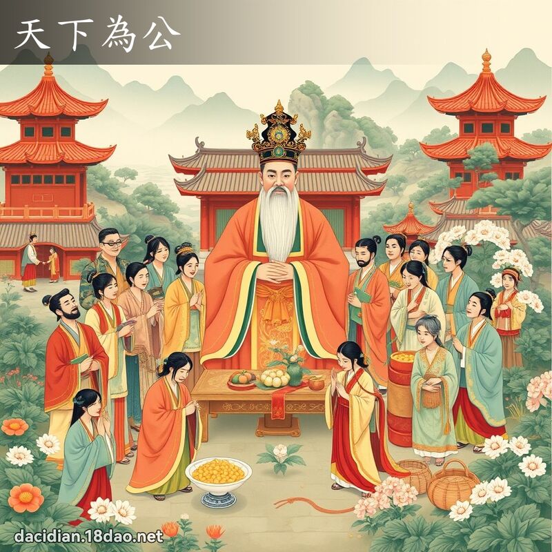 天下为公 - 国语大辞典配图