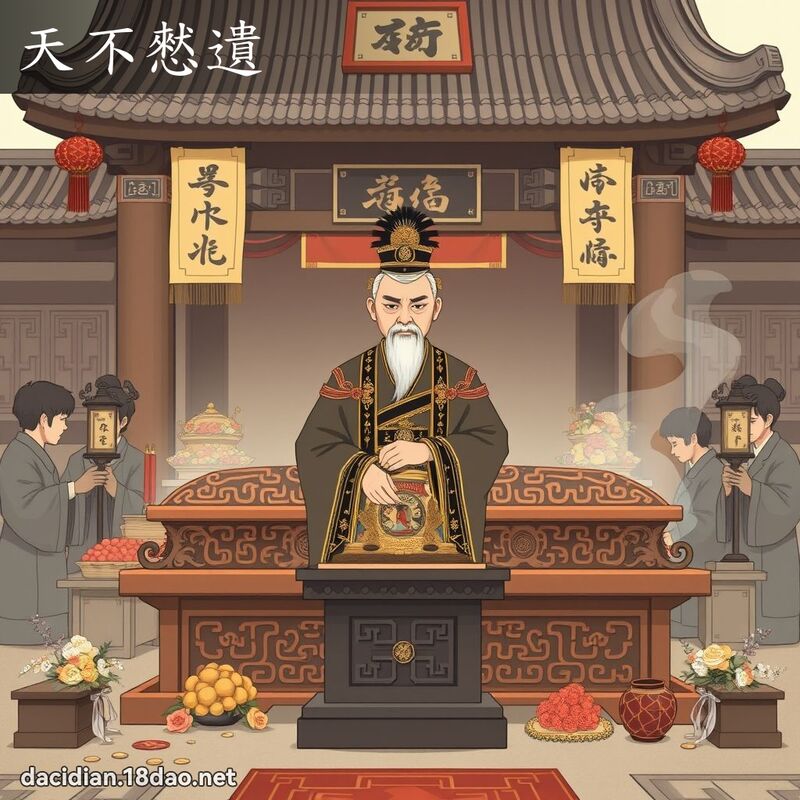 天不憖遗 - 国语大辞典配图