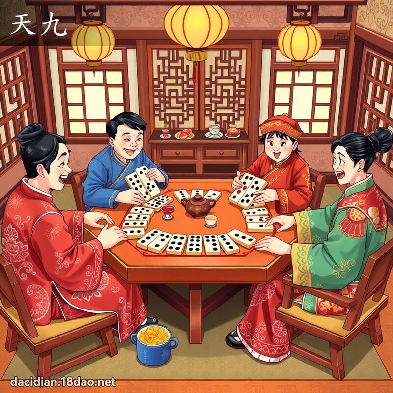天九 - 國語大辭典配圖