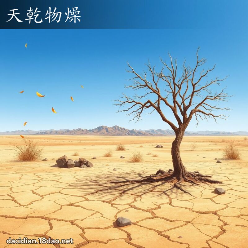天干物燥 - 国语大辞典配图