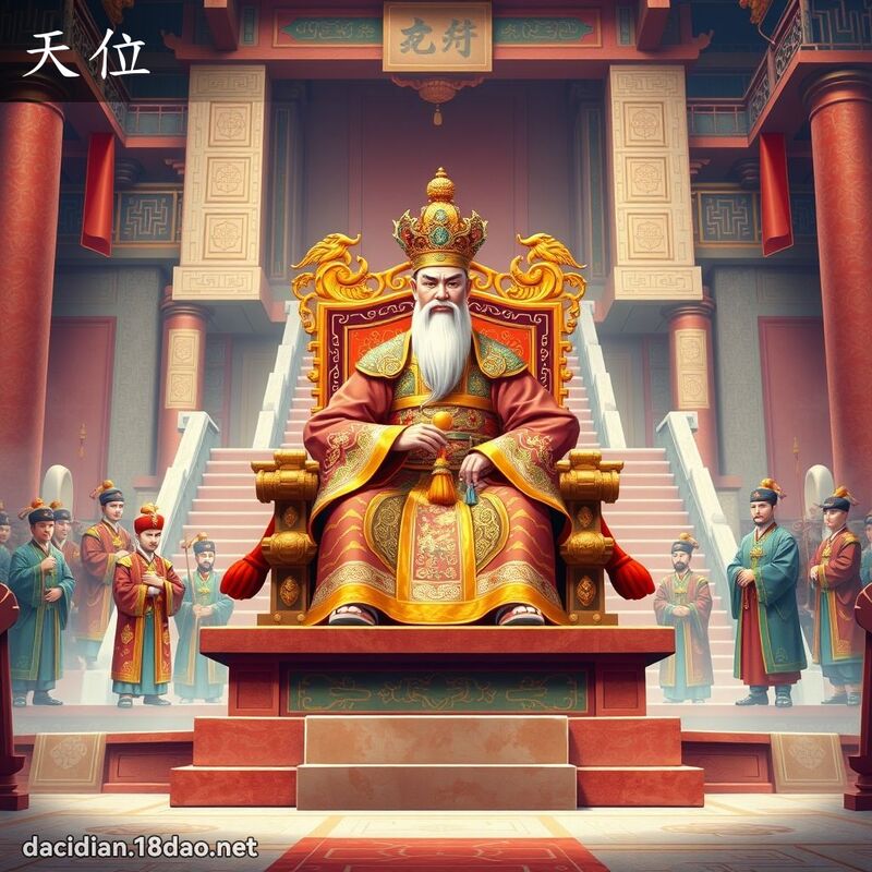 天位 - 国语大辞典配图