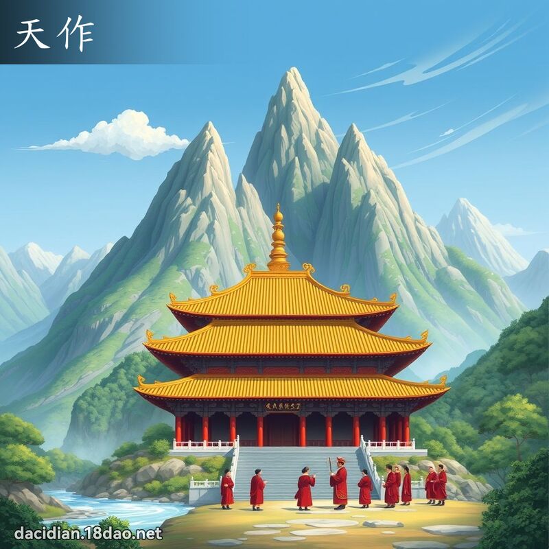 天作 - 国语大辞典配图