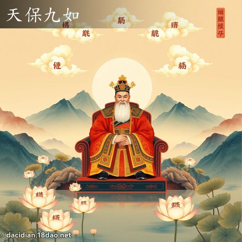 天保九如 - 國語大辭典配圖