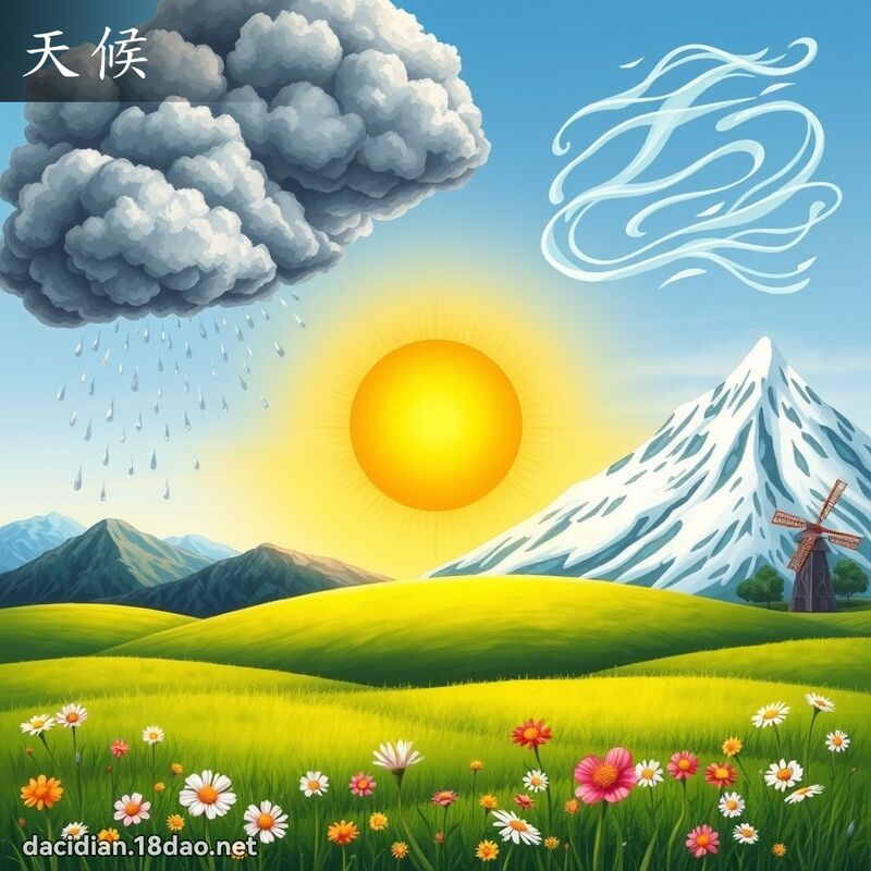 天候 - 國語大辭典配圖