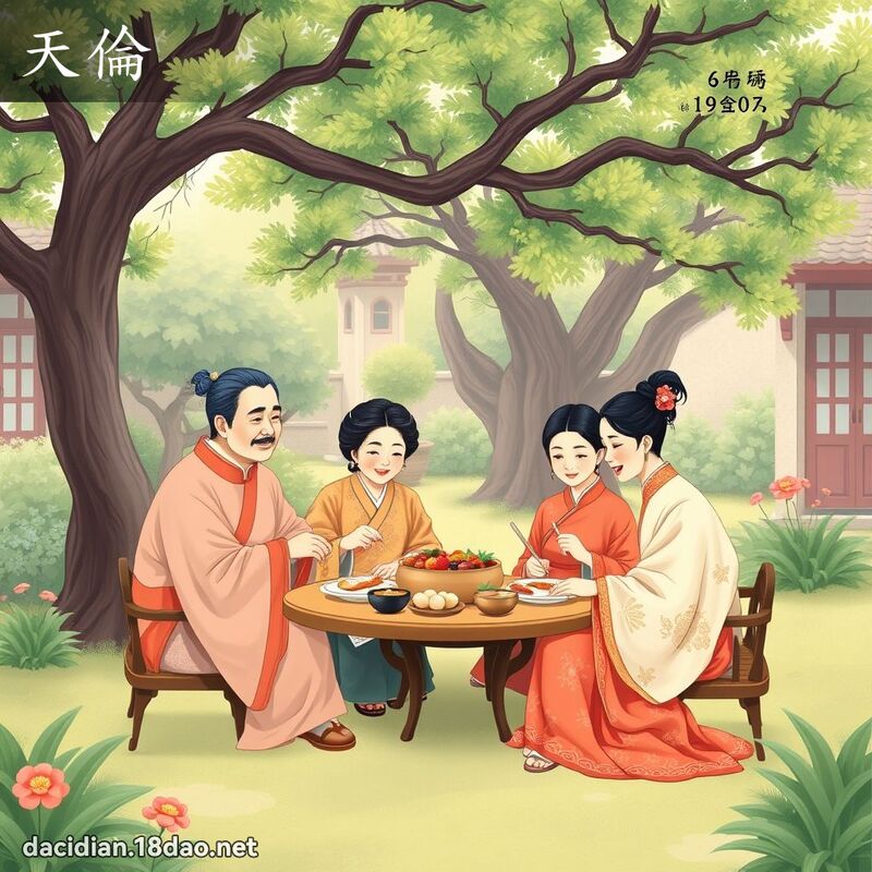 天伦 - 国语大辞典配图