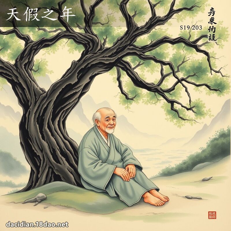 天假之年 - 國語大辭典配圖