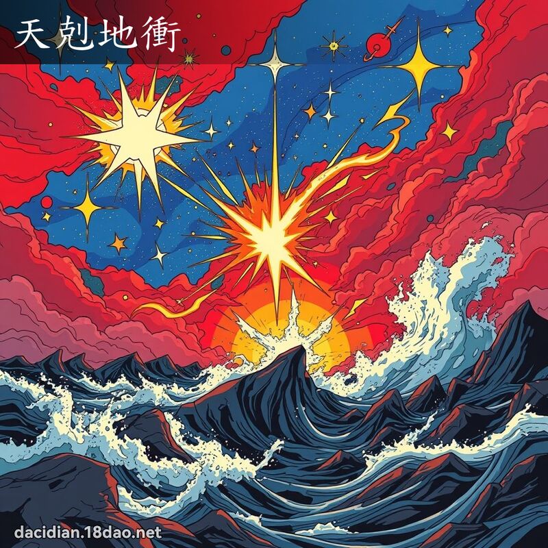 天剋地冲 - 国语大辞典配图