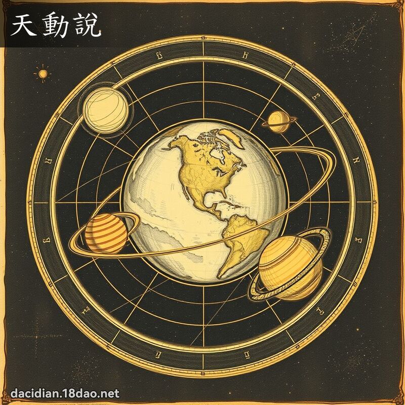 天動說 - 國語大辭典配圖