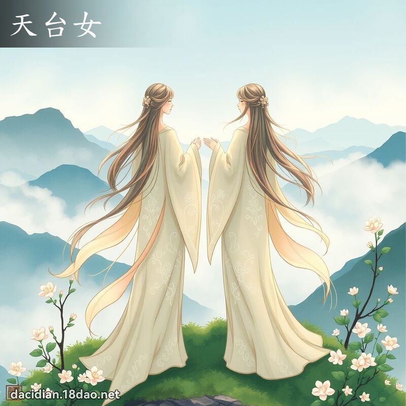 天台女 - 国语大辞典配图
