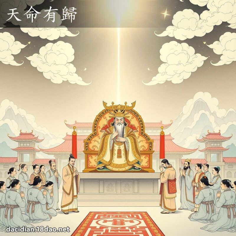 天命有歸 - 國語大辭典配圖
