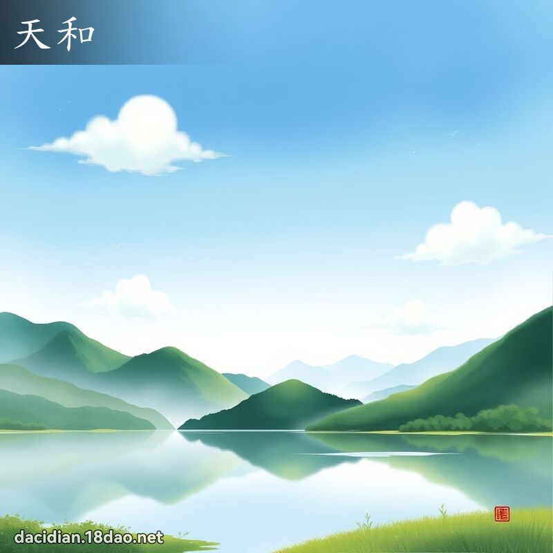 天和 - 國語大辭典配圖