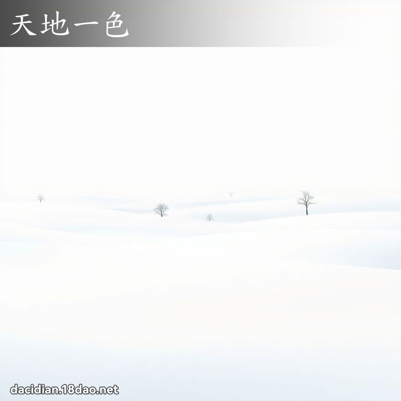 天地一色 - 國語大辭典配圖
