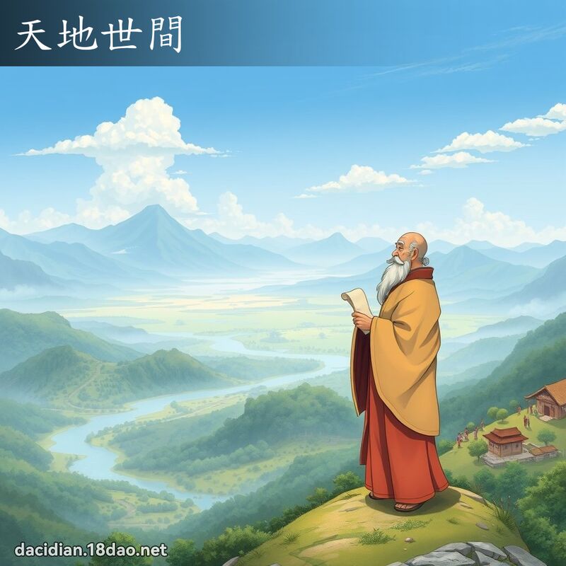 天地世間 - 國語大辭典配圖