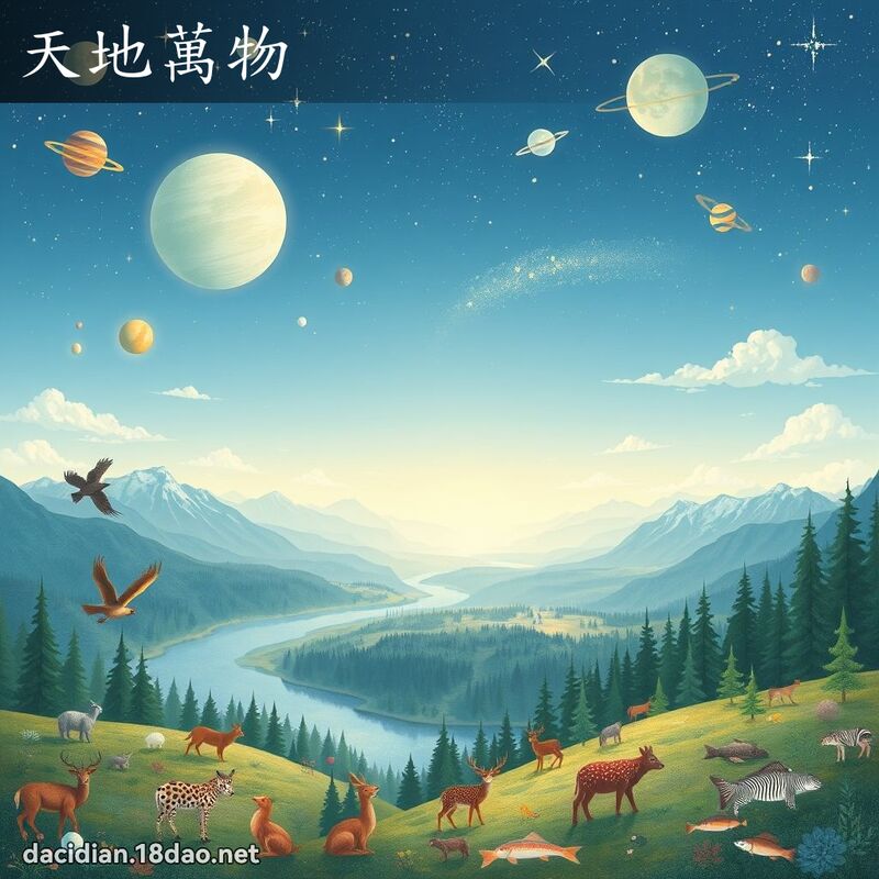 天地萬物 - 國語大辭典配圖