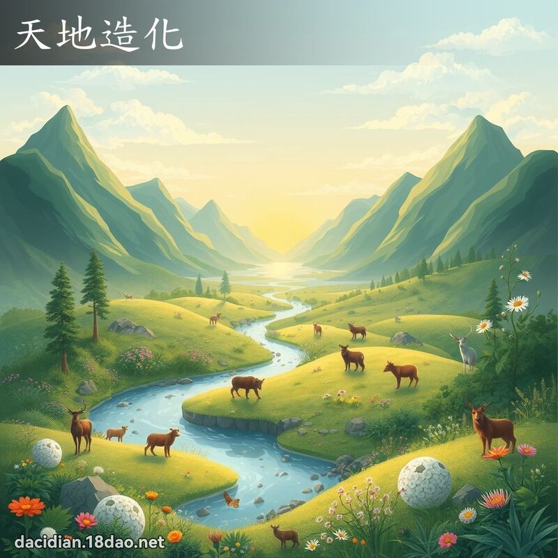 天地造化 - 国语大辞典配图