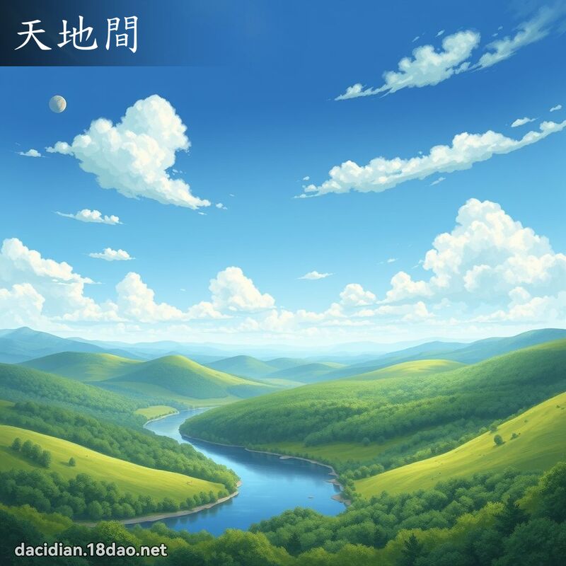 天地間 - 國語大辭典配圖