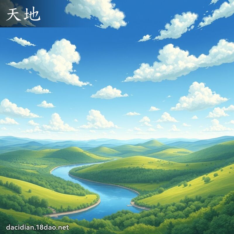 天地 - 國語大辭典配圖