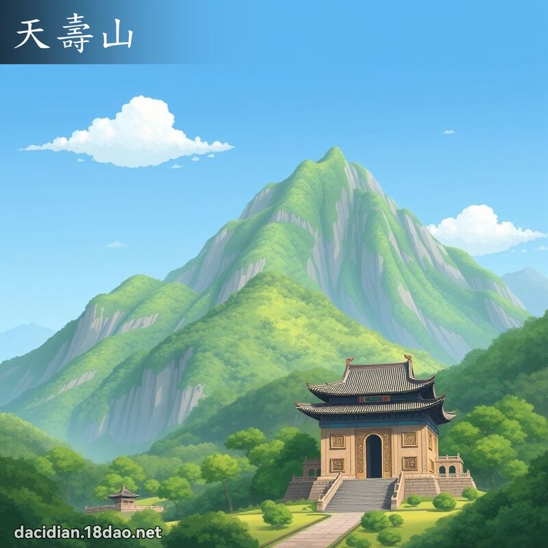 天寿山 - 国语大辞典配图