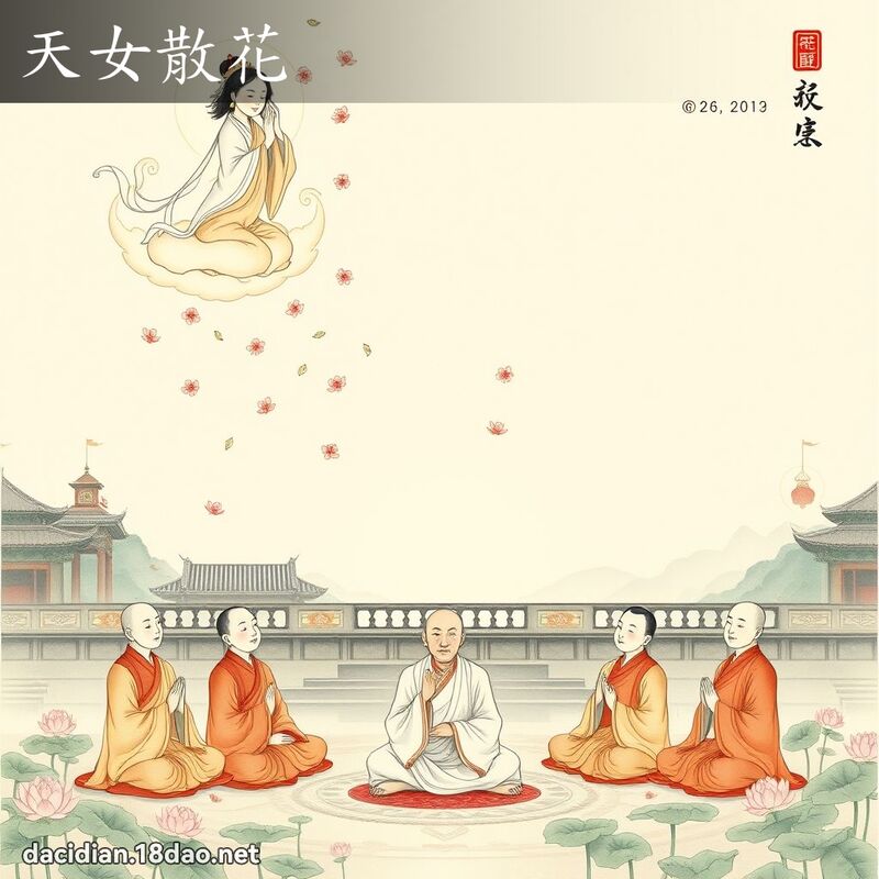 天女散花 - 國語大辭典配圖